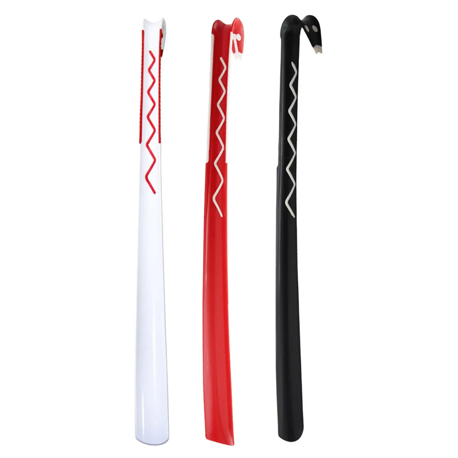 60cm Useful Shoe Lifter Hook Up Shoe Spoon ABS Plastic Shoe Horn Long Handle Shoehorn Home Pregnant Tools