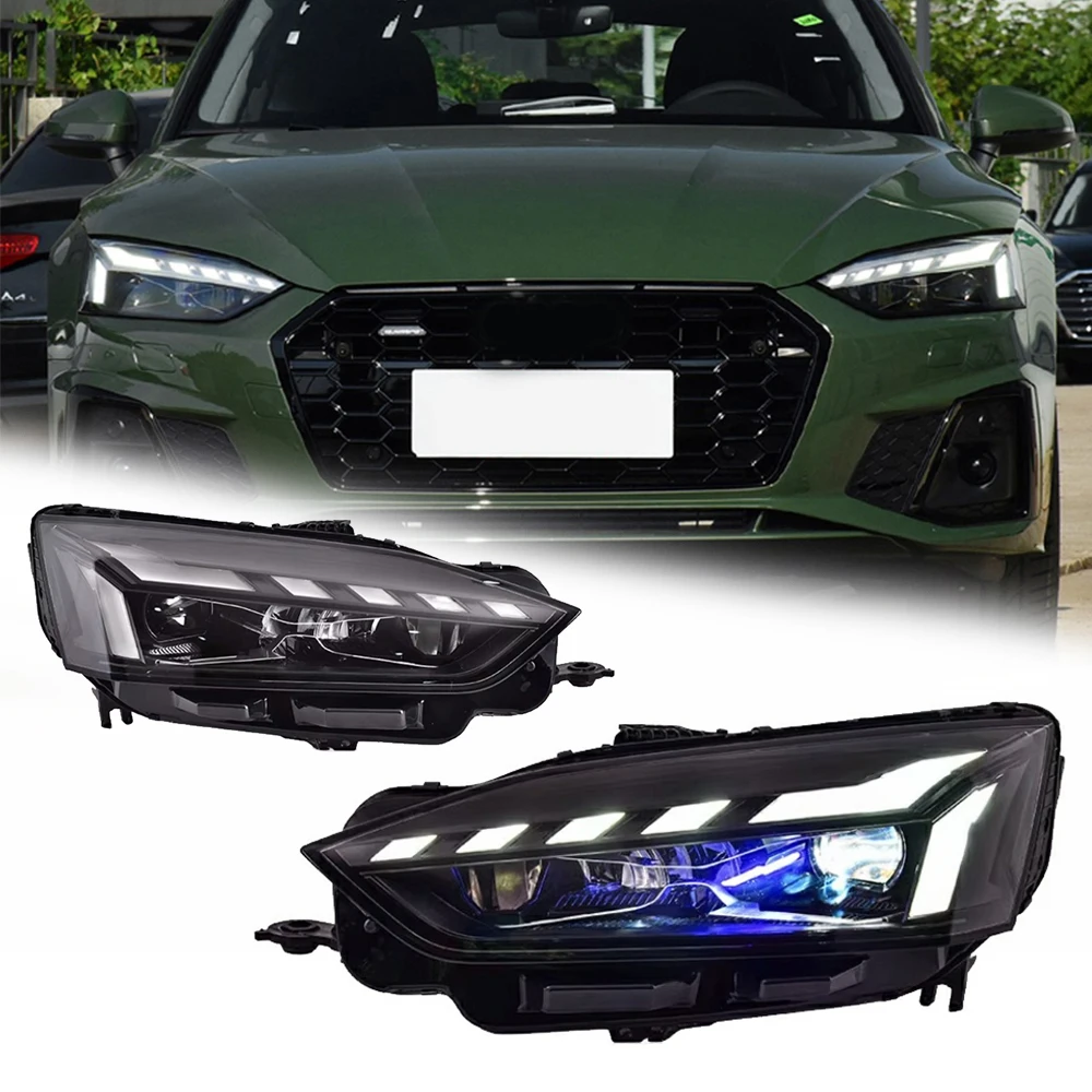 

Styling LED HeadLights for AUDI A5 2017-2021 RS5 style full led DRL Car head lamp Assembly Signal Auto Accessories Modified Lamp