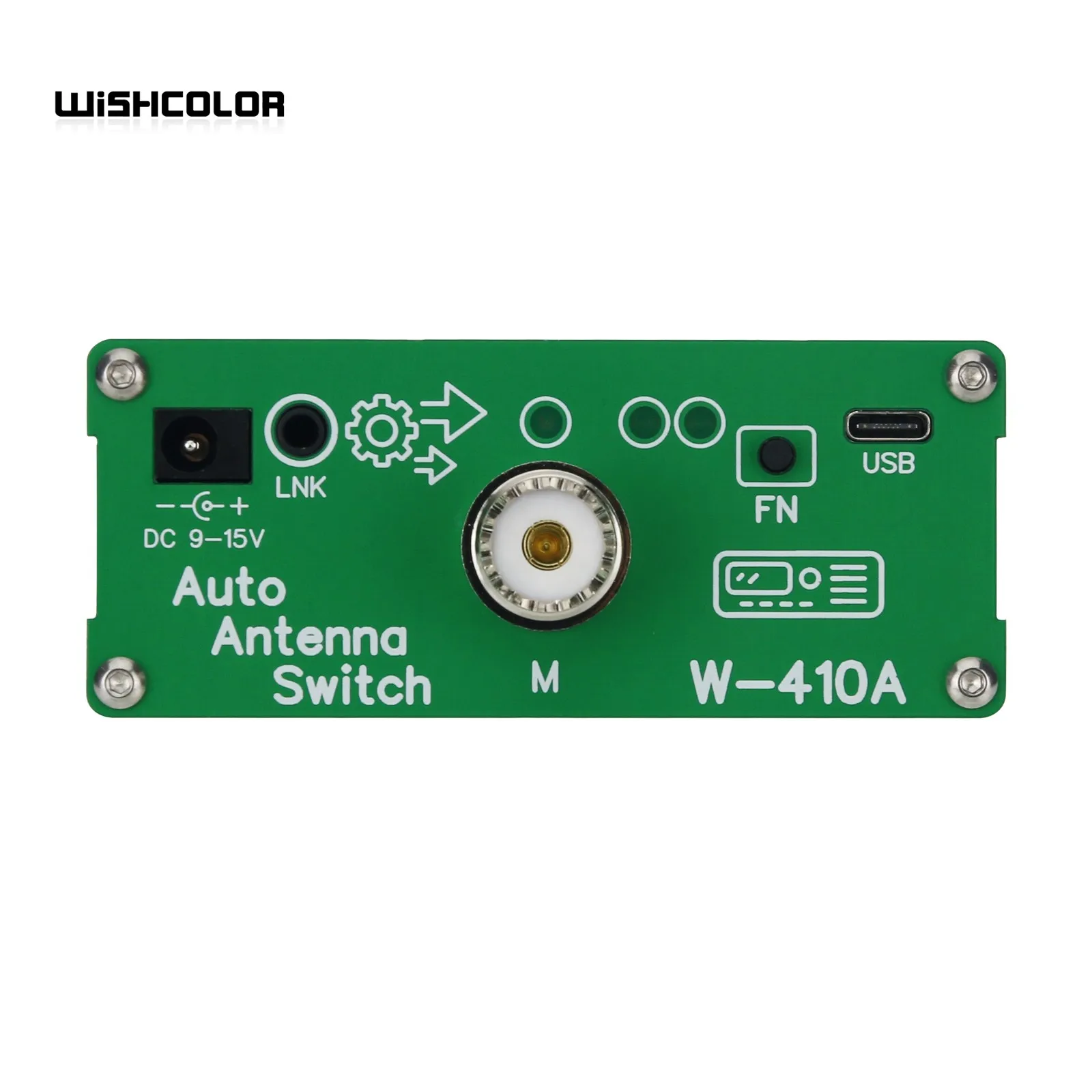 HAMGEEK W-410A 200W Automatic Antenna Switch Antenna Switcher Suitable for Shortwave Radio Receivers