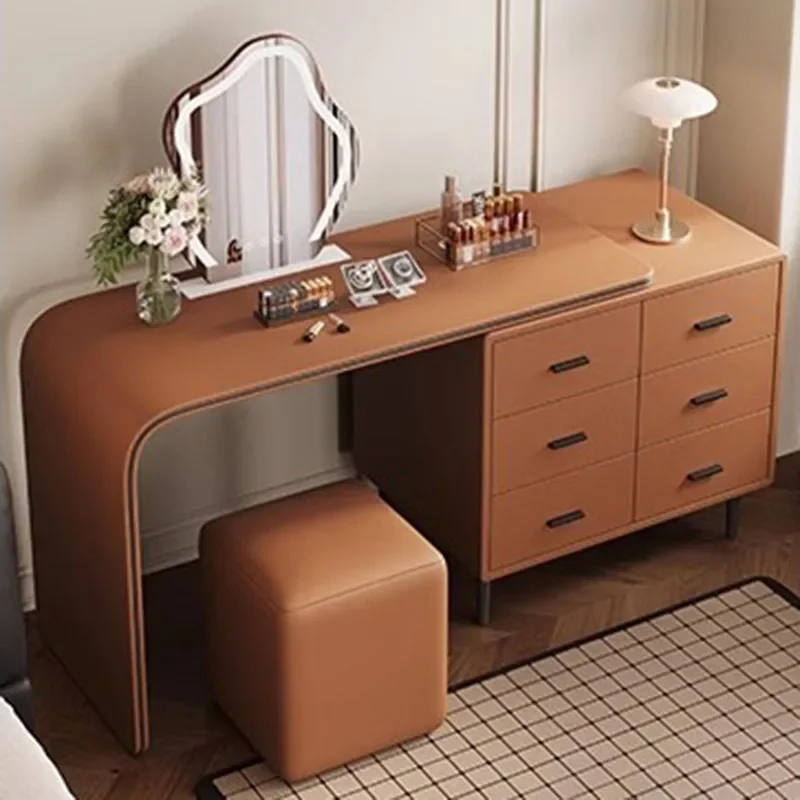 Black Storage Dressing Table Mobile Coffee Cosmetic Small Vanity Table Wood Luxury Penteadeira Para Quarto Hotel Furniture