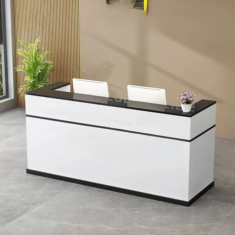 Modern Executive Service Minimalist Gym Reception Desk Luxury Table Podium Reception Desk Study Mostrador De Tienda Furniture