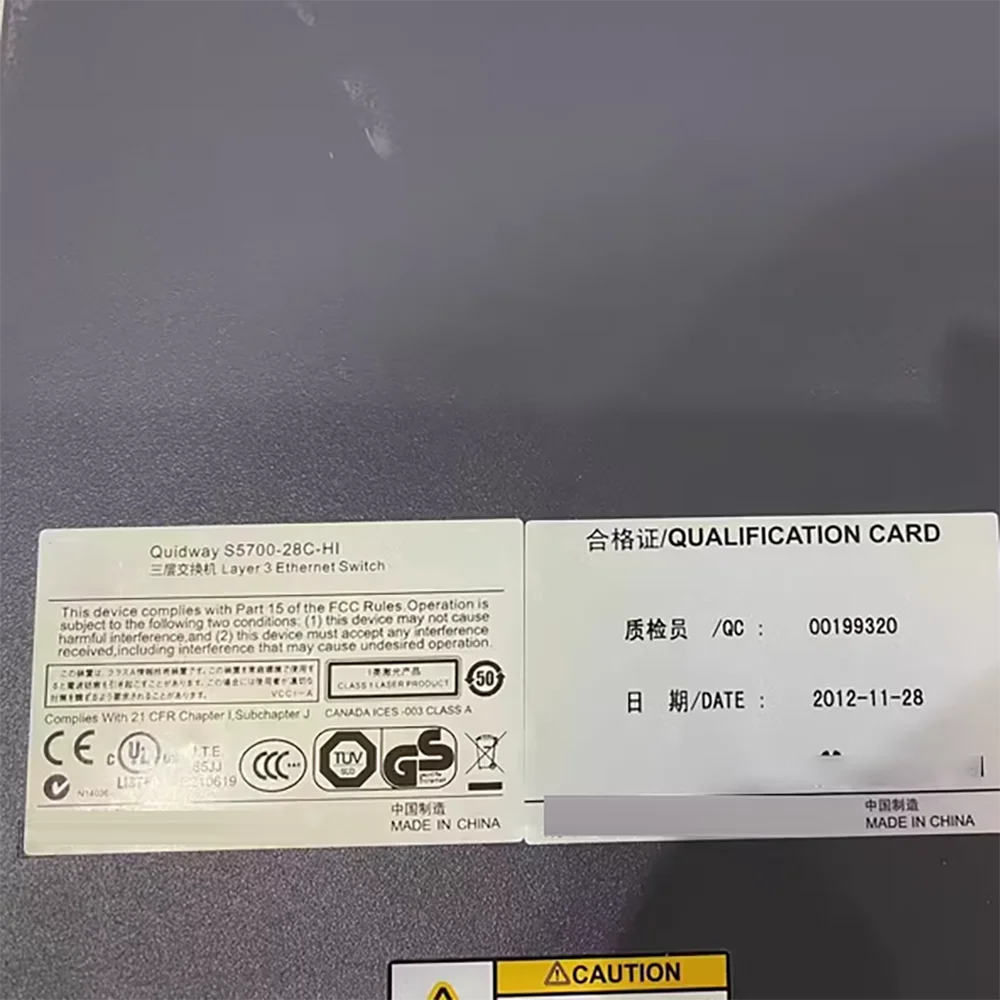

Для HUAWEI S5700-28C-HI 24-портовый гигабитный сетевой коммутатор 4 SFP + 10G