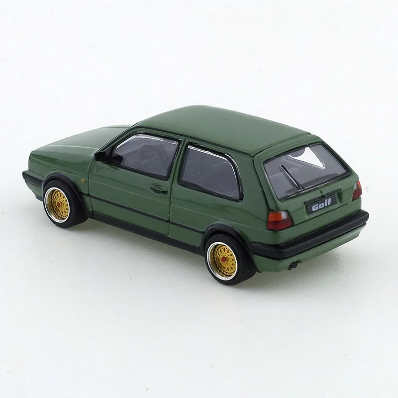 XCARTOYS-Modèle de voiture en alliage moulé sous pression POStore ACE, Golf GTI Mk2, vert, cadeau de Noël pour enfants, jouets pour garçons, 1/64