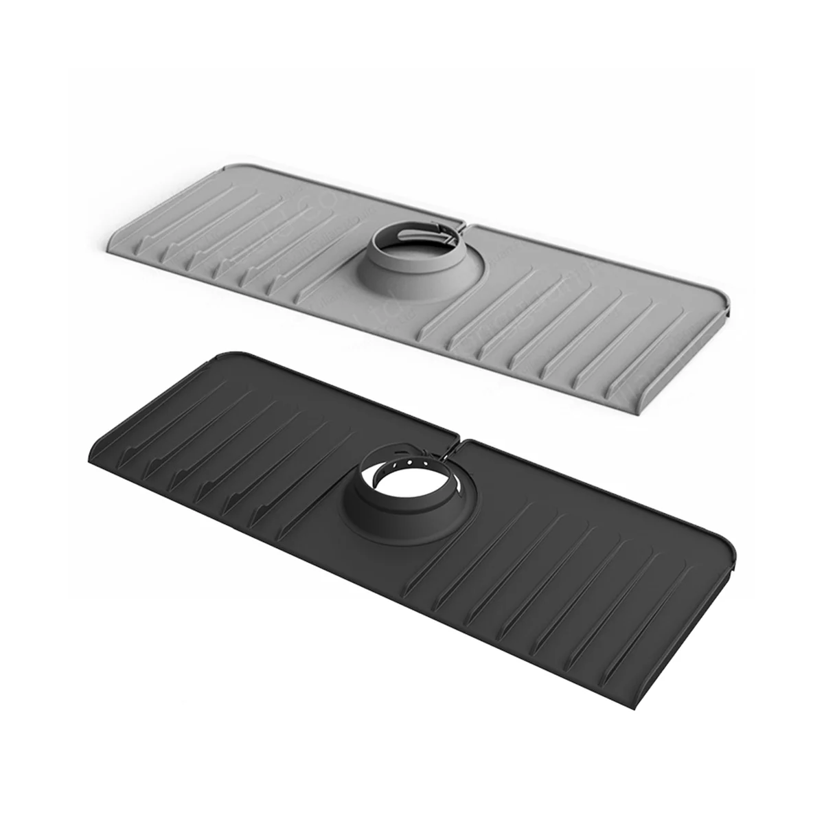 Faucet Mat, Faucet Handle Drip Catcher Tray, Flexible Sink Splash Guard Behind Faucet for Kitchen Counter, Bathroom