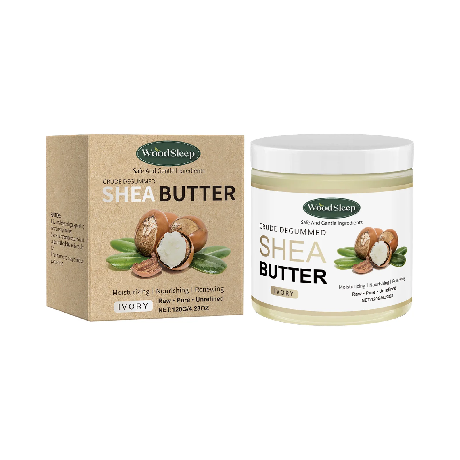 

WoodSleep Shea Butter Moisturizer For The Face And Body 3pcs