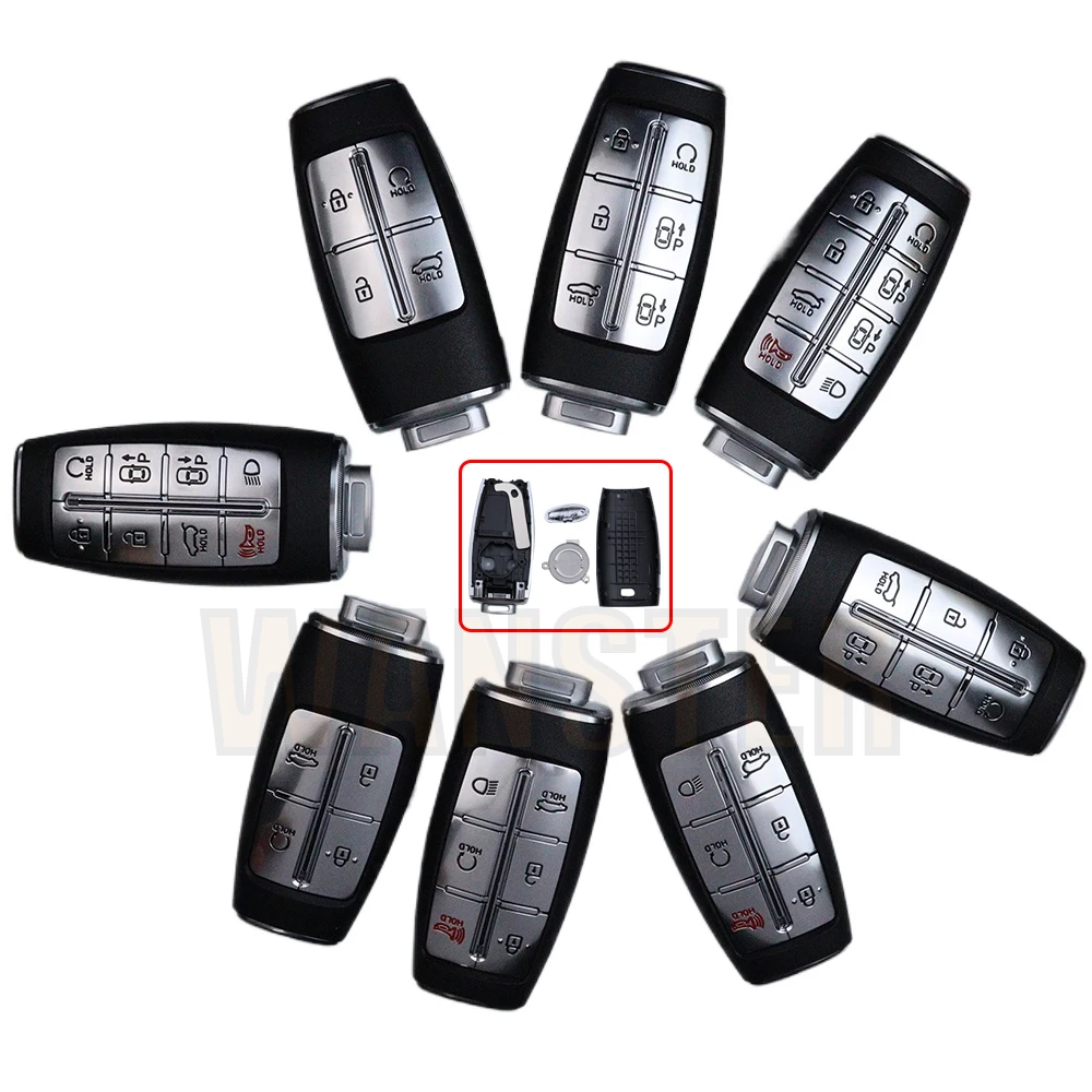 

Car Key Shell Car Key Fob Case for Hyundai Genesis G80 GV70 GV80 G60 Gv60 2021 2020 2019 2022 Car Key Replacement Housing