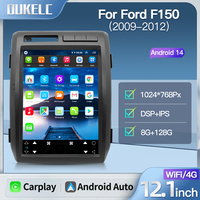 Android 14 For Ford F150 F-150 Raptor 2009-2012 Tesla Style Type Multimedia Stereo Car Navigation GPS Radio Player Carplay Wifi