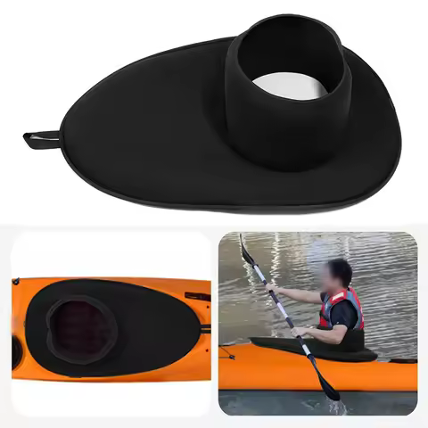 Kayaking Spray Skirt Adjustable Kayaking Skirt Cover Canoe Spray Skirt Waterproof Deck Sprayskirt Water Sports Accessories