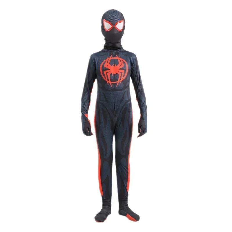 New Superhero Costume Fantasy Jumpsuit Suit Boys Movie Hero Cosplay Tights Halloween Mask Dress Up Party Performance Costume