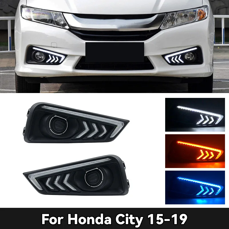 

LED Daytime Running Lights (DRL) for 2015-2019 Honda City - Modified Upgrade