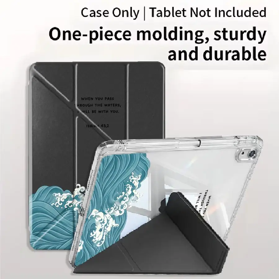 Holder Cover Tablet Case For iPad Pro 11th 10th 9th 8th 7th 12.9inch Mini 6 7 Air 4 5 M3 M2 M4 11inch Pro 2025 Y-Fold Cartoon