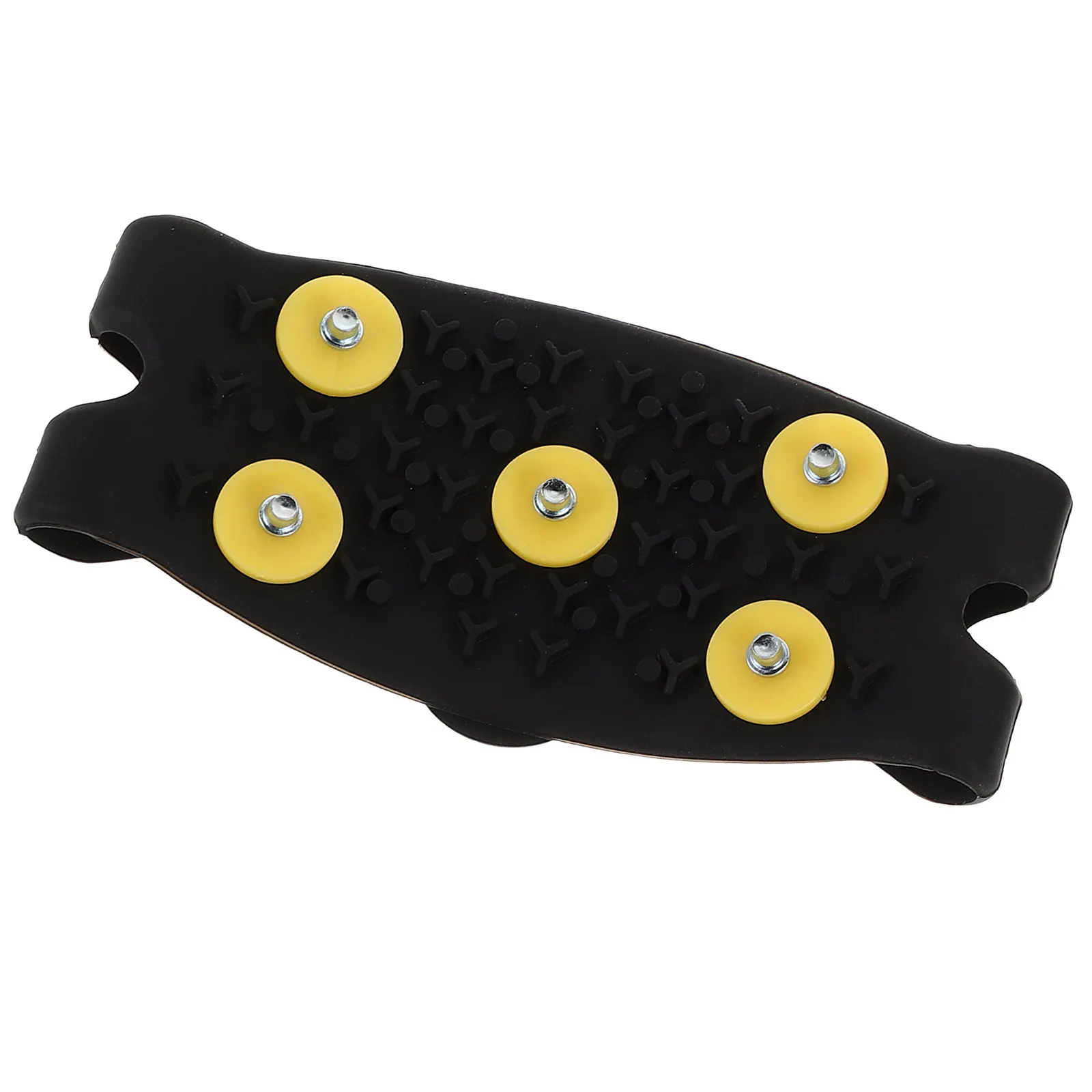 

5-Pack Outdoor Ice Cleats for Shoes Waterproof Silicone Anti-Slip Covers for Snow Ice Hiking Climbing Safety Shoe Spikes Cover