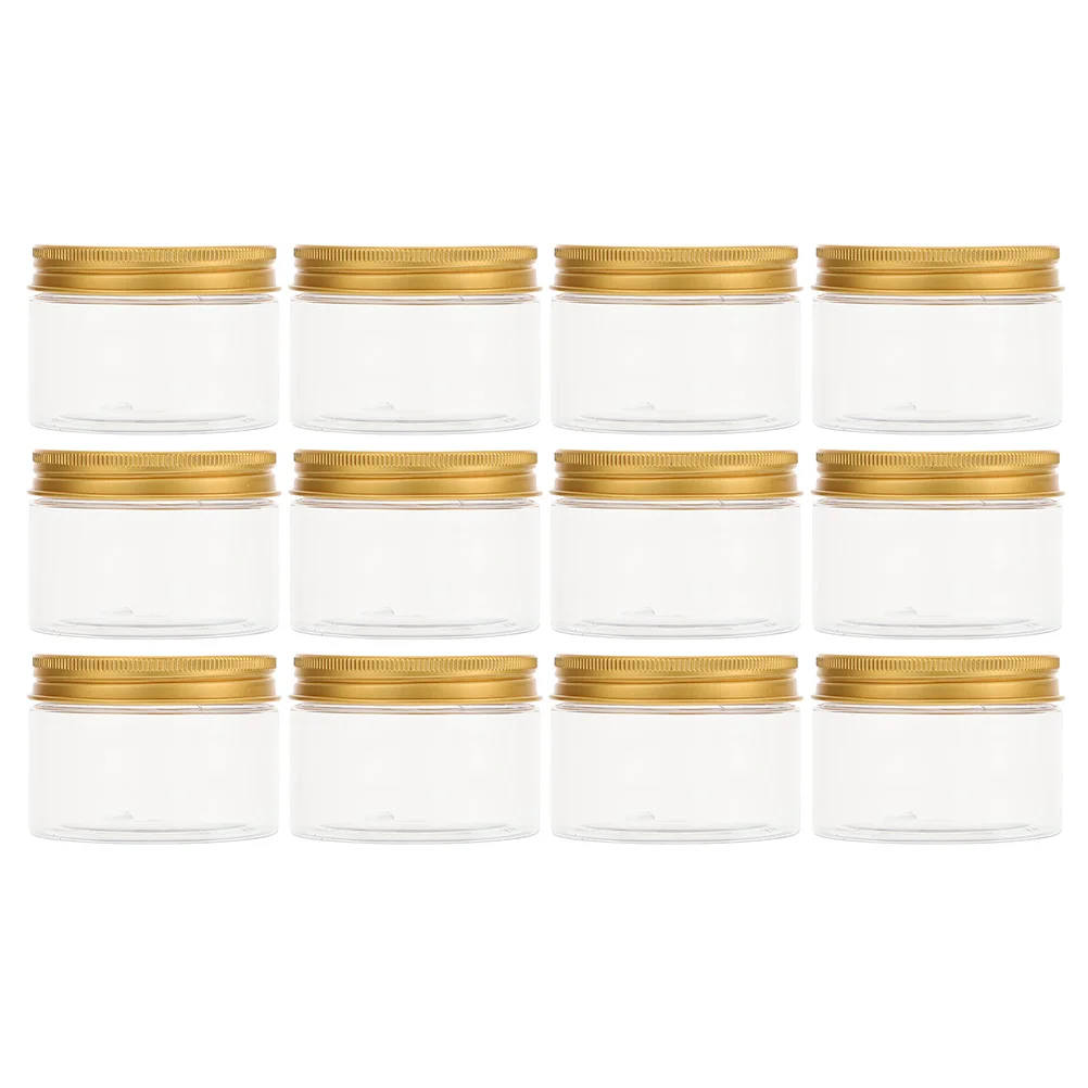 

12set Reusable Mini Pet Storage Bottles Leak-Proof Sample Containers Travel Cream Holders Face Lotion Dispenser Empty