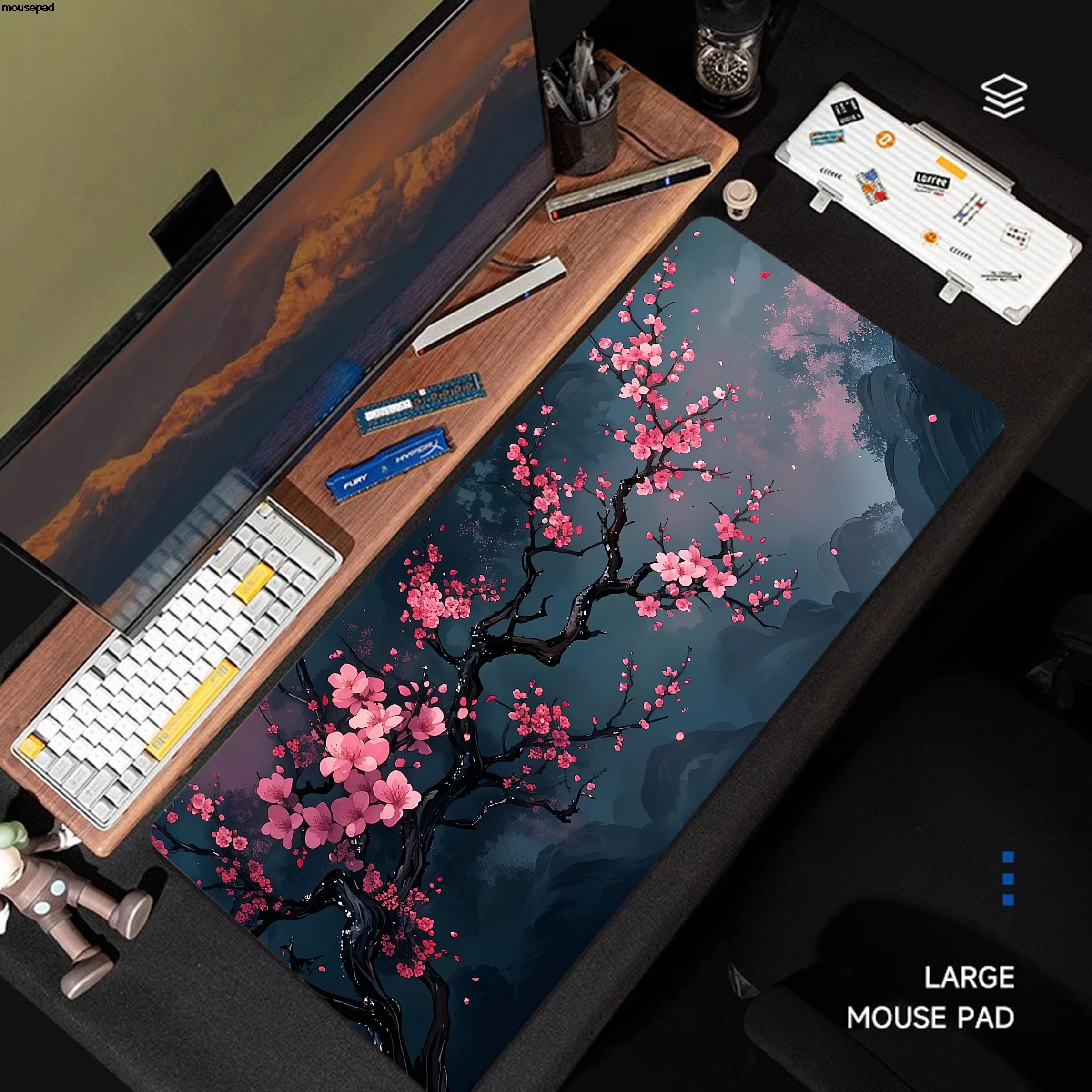 

Oriental Cherry Mouse Pad Big Gamer Office Mouse Pad Xxl Mouse Mat Desk Mats Computer Gaming Keyboard Pads 900x400mm Mouse Mat