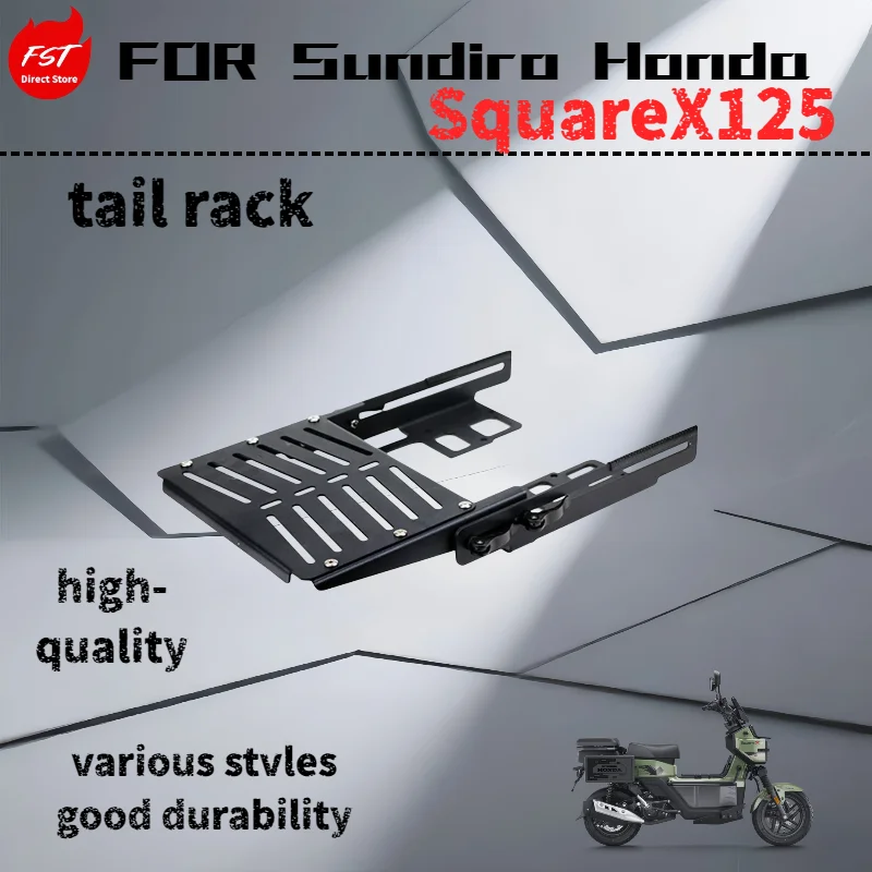For Honda Square X125 sliding tail rack, telescopic rear seat and tail box bracket modification parts
