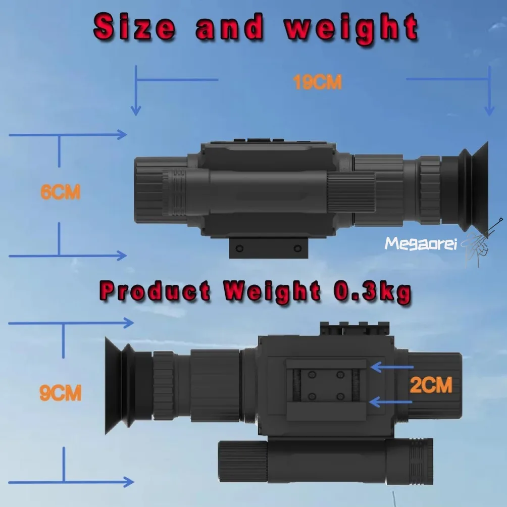 

Bird-watching Scope Wildlife Observation Camera​​2026 Megaorei NK008 Night Hunting Camera Pro - 5X Zoom, 850/940nm IR, 4 Lenses