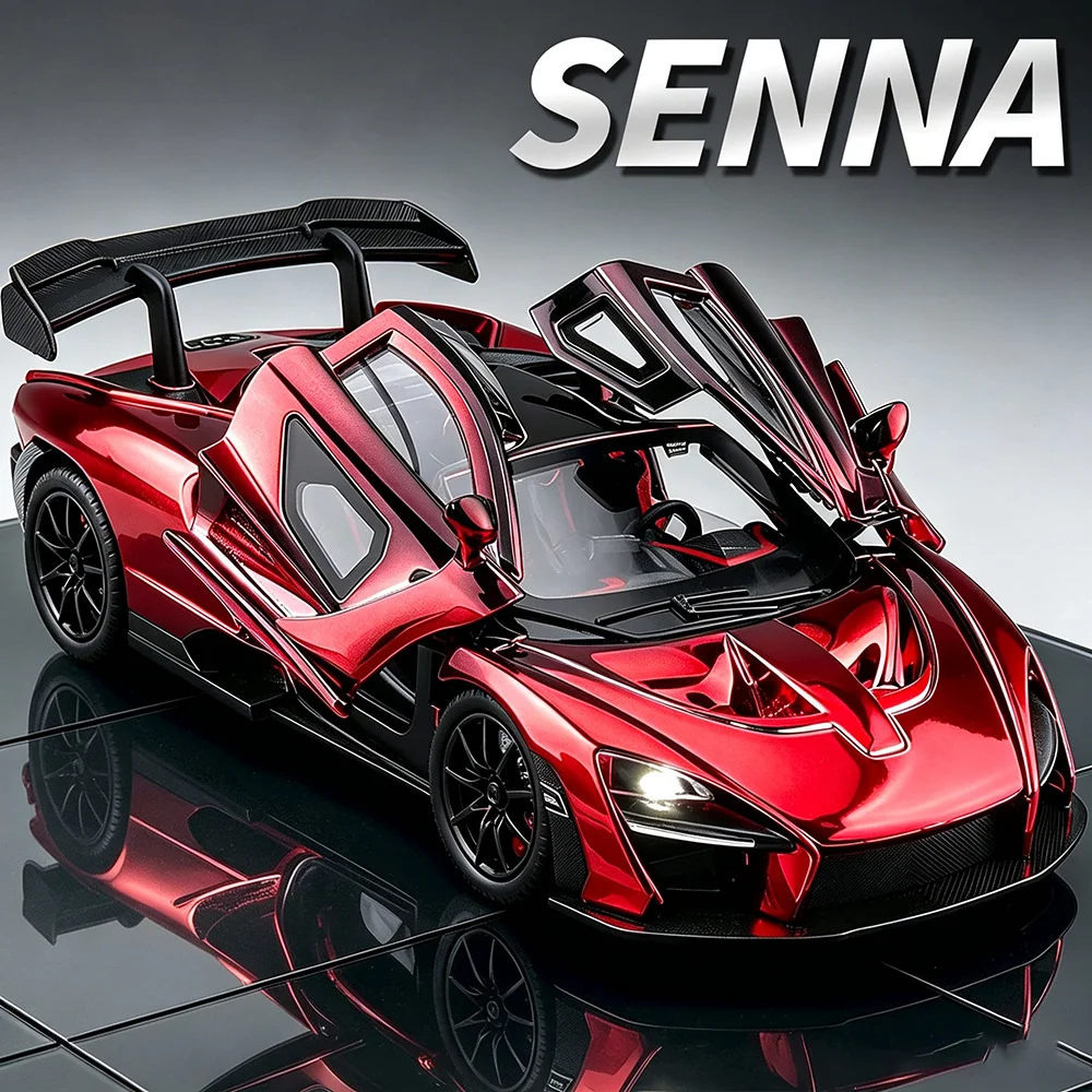 1-24-senna-toys-model-alloy-diecast-car-front-wheel-steering-sound-light-pull-back-doors-opened-cars-collection-ornament