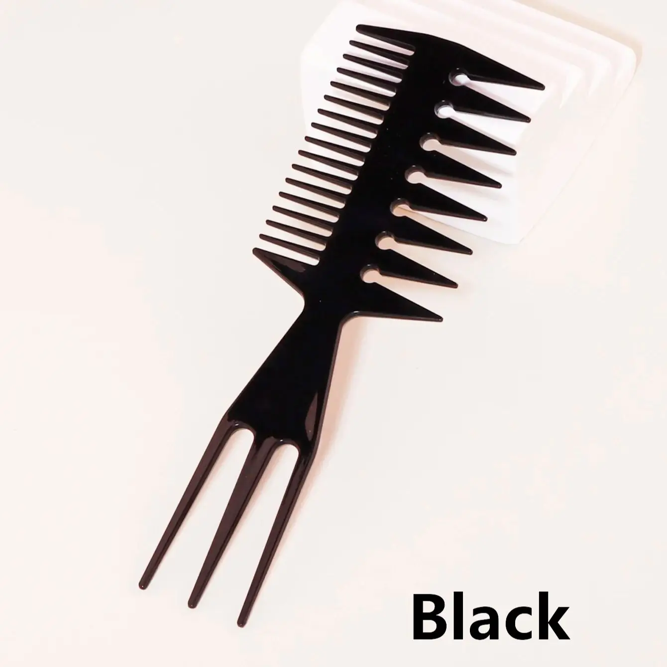 Double sided large teeth comb, anti-static curly hair styling, suitable for hair salons,special for real hair wigs