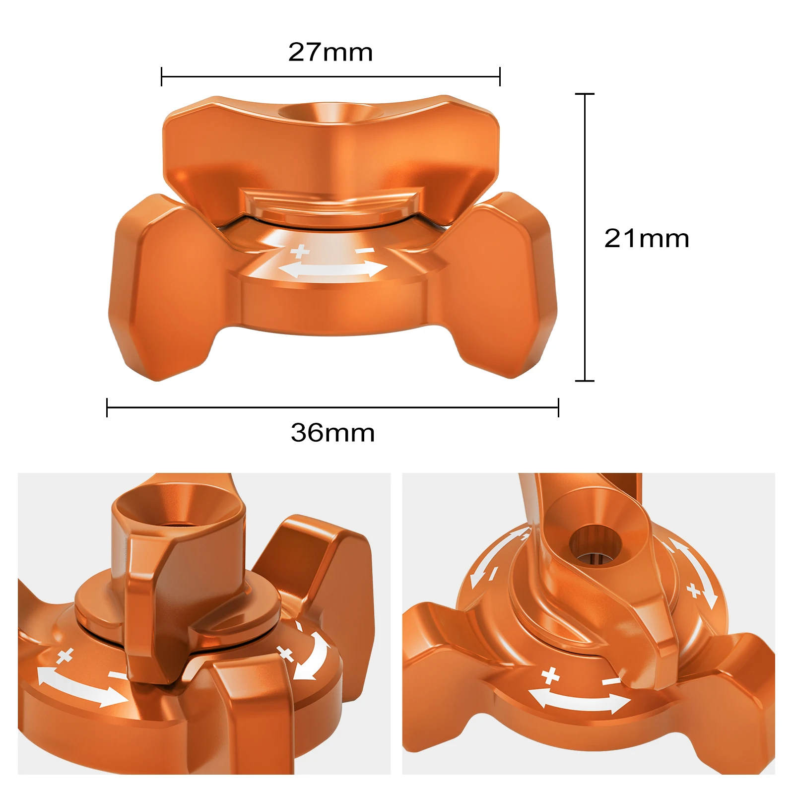 NICECNC For KTM 2024-2025 EXC 300 EXC 250 EXCF 350 EXC 450 XCW 300 Rear Shock Absorber Adjuster SX125 SXF 250 SXF 450 2023-2025