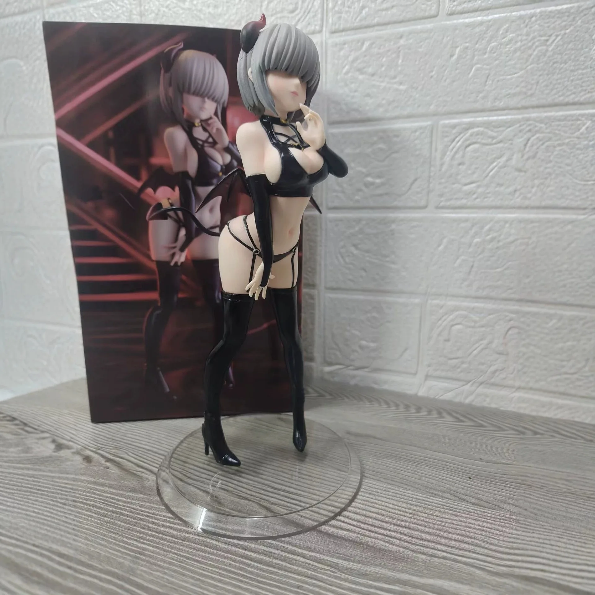 28CM Little Devil Ver. Anime Figure 1/6 Devil Horn Wing Outfit Statue Adult Collectible Model Desk Ornament Gift