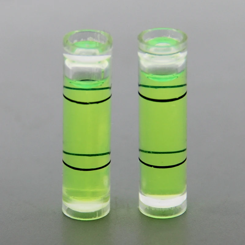 Imagem -03 - Batch 8*31 mm Bolha de Nível de Espírito Plástico Alta Precisão Nível de Bolha Medidor de Nível de Água Ângulo Oblíquo Transferidor 100 Peças