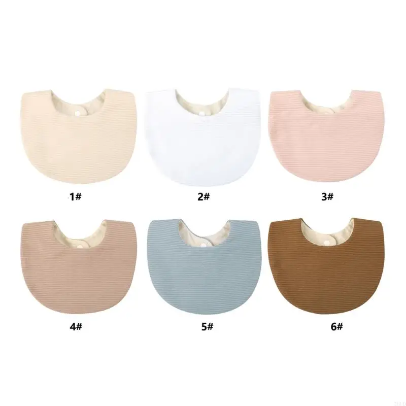 T8UD Baby Bibs Feeding Bibs for Infant Toddlers Soft Drooling Apron Saliva Towel Breathable Cotton Burp Cloths Baby Supplies