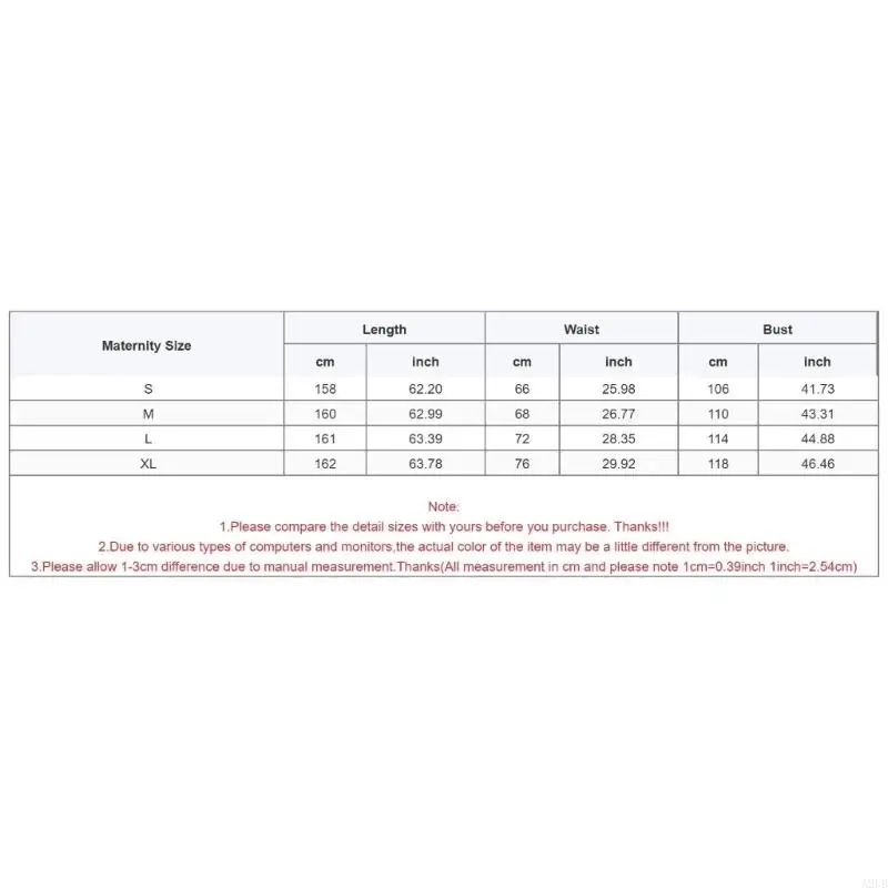 Maternity Dress For Women Comfortable Stretchy Polyester Fabric For Daily Wear And Casual Outings A2UB