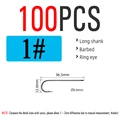 100pcs  Size 1