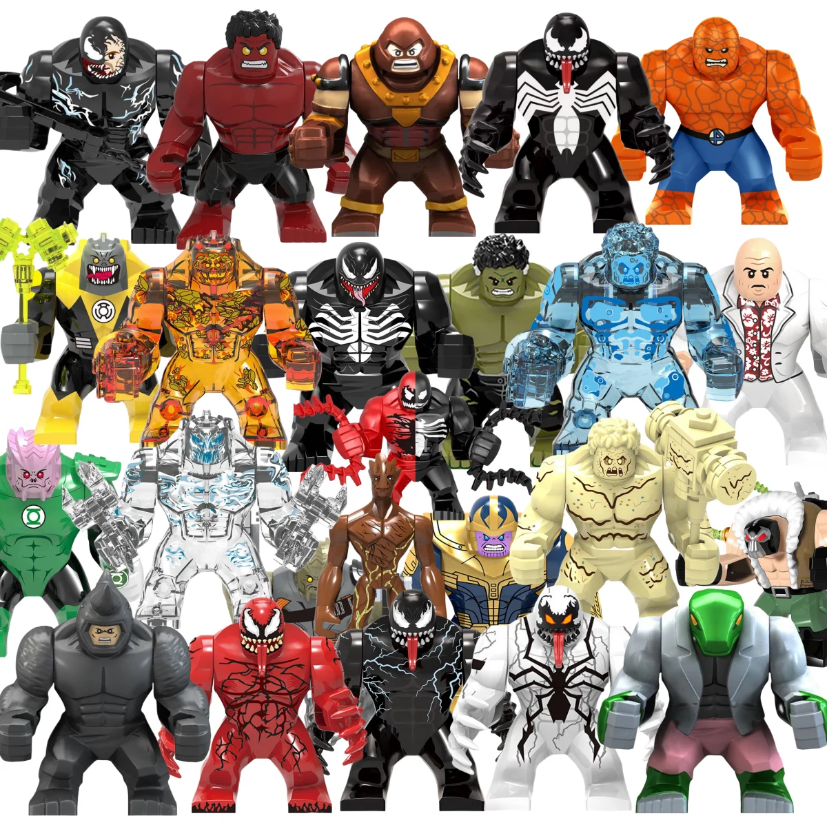 

Blind Box Mini Building Blocks TP312 Figures Big Goblin Spiderman Iron Man Venom Captain Hawk Deadpool Armor Christmas Gifts Toy