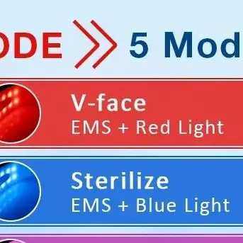 フェイシャルvリフティングマッサージャー、led光子療法搭載振動デバイス、二重あご除去、v字型フェイスシェイプチークリフトベルトマシン