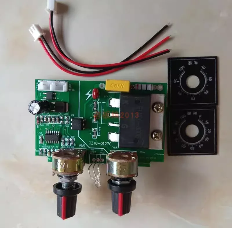 DIY spot welding machine transformer control board, time and current control board, dual pulse intelligent LCD display