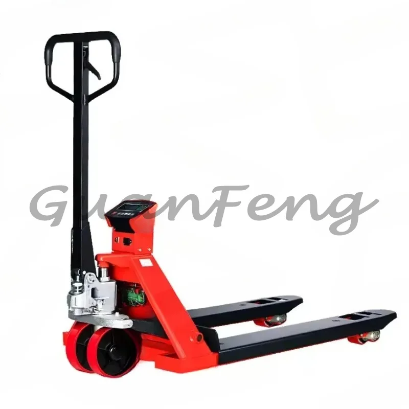 Forklift hydraulic manual pallet truck with weighing scale