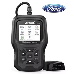 ANCEL FD700 OBD2 Scanner Full System Code Reader OBD 2 with Engine ABS SRS EPB/Throttle Oil Reset Car Diagnostic Tool for Ford