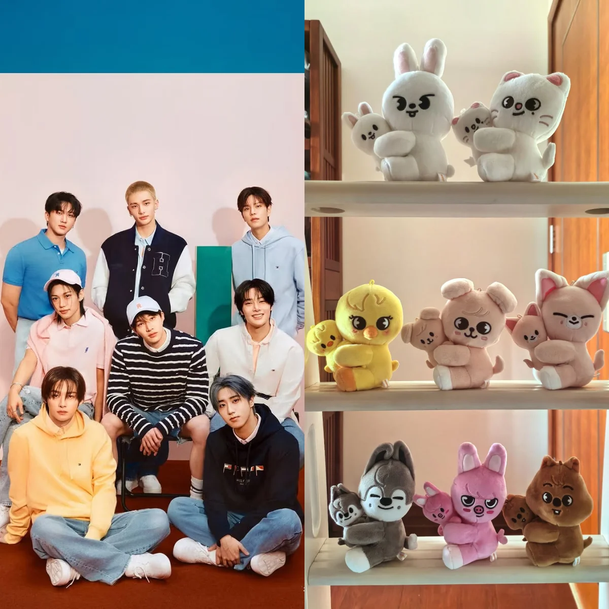 

STAY Exclusive Cartoon SKZOO Doll Felix I.N LeeKnow Magnetic Cute Doll BangChan ChangBin HyunJin Han Hug Plush Doll Fan Gifts