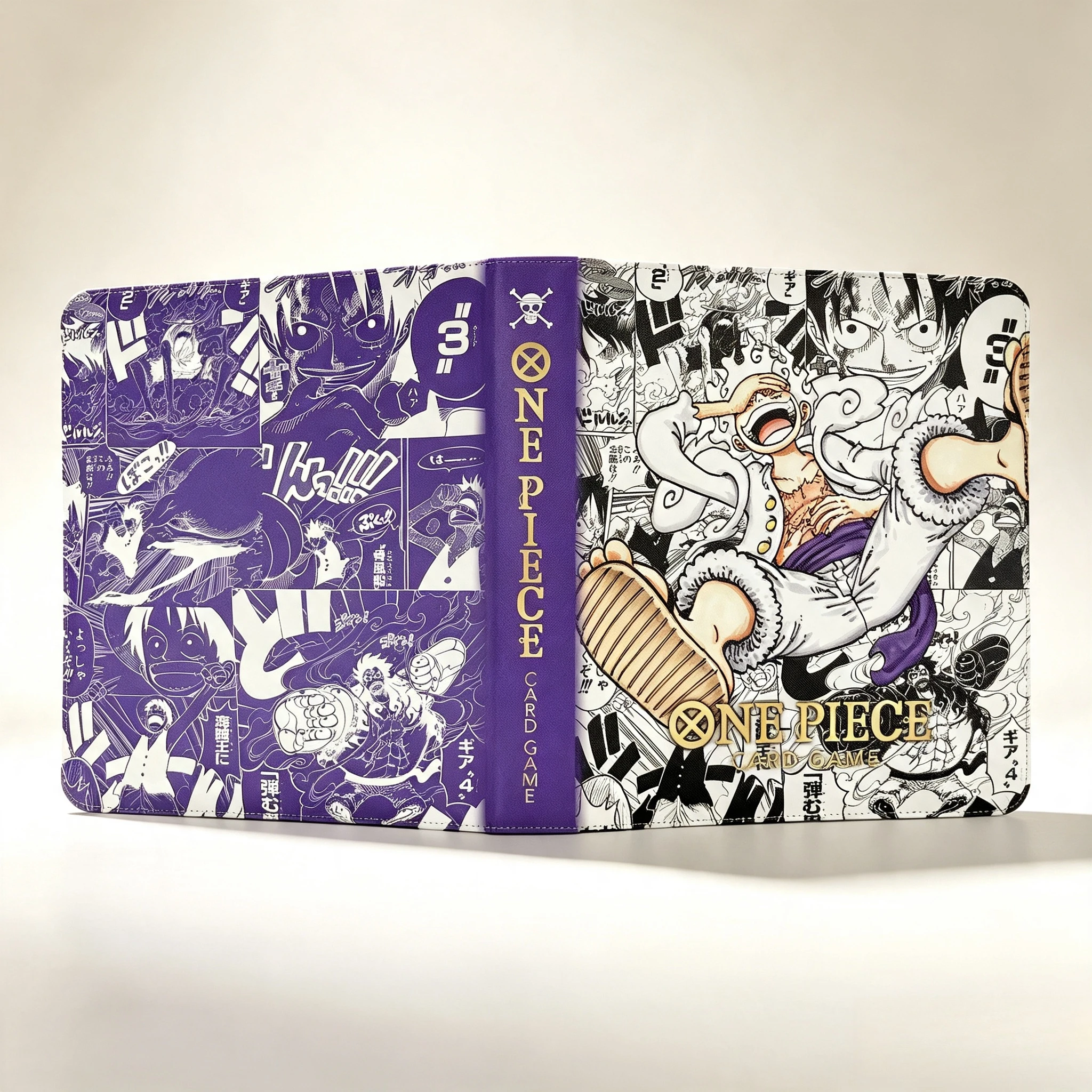 OPCG One Piece Card Binder Heroines Album Series Nami Nico Robin Uta 540pcs Card Holder 9 Grid PU Gold Stamping Folder Toy Gifts