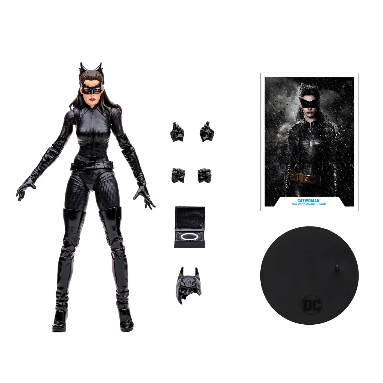 [In Stock] MacFarlane Dark Knight Catwoman Anne Hathaway Movable Action Figure Model 6 Inch  Toys Gifts Movie Anime Multiverse