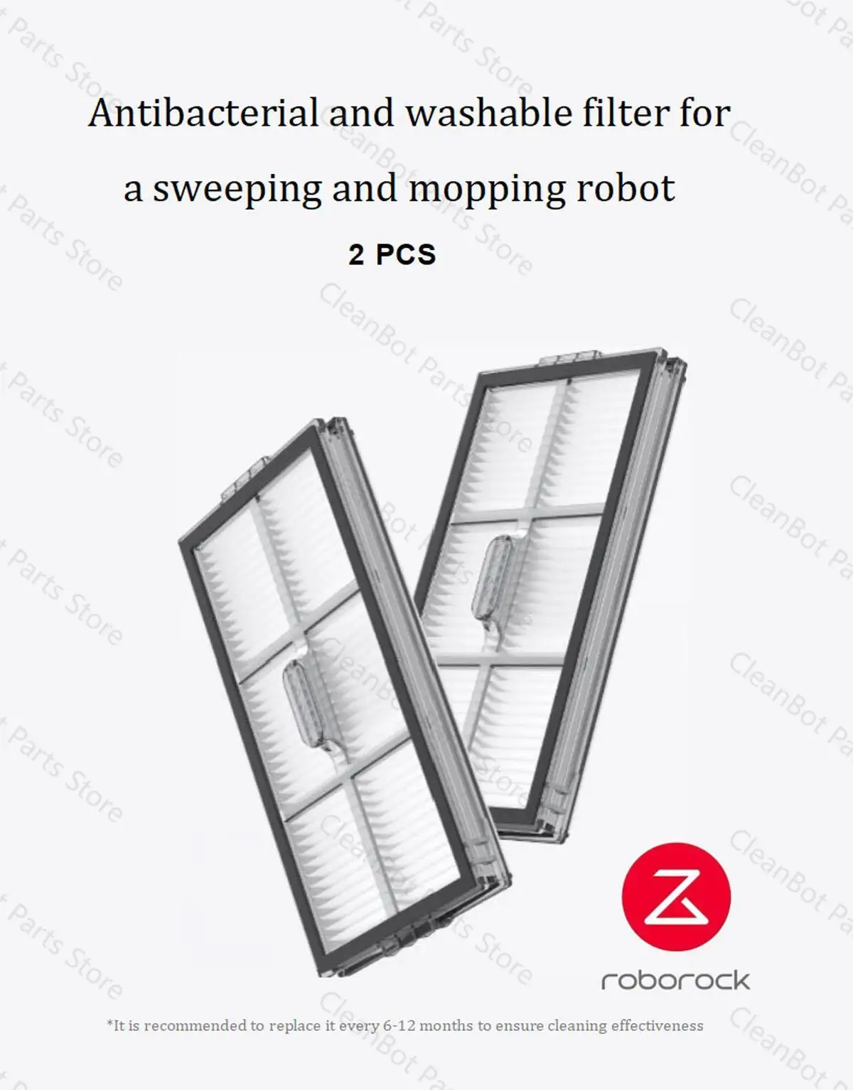 Original Roborock Qrevo Curv 2 Pro Vacuum Cleaner Accessories Filter, Side/Main Brush, Mop, Dust Bag & Main Brush Cover Optional