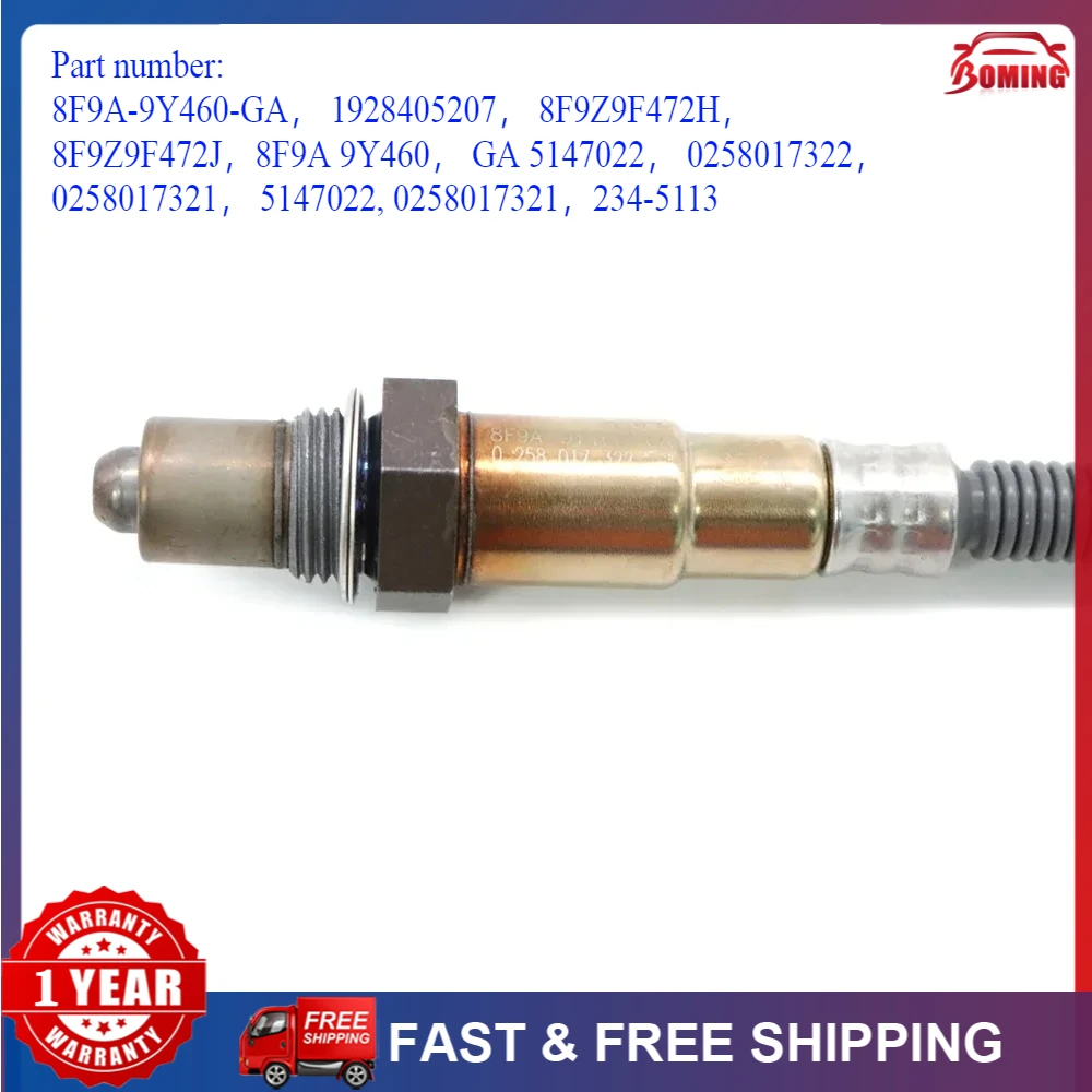 

8F9A-9Y460-GA Автомобильный соотношение воздуха и топлива, кислородный датчик O2 лямбда для FORD FOCUS II III 2.0L USA MUSTANG 5.0 GT 2010-2015