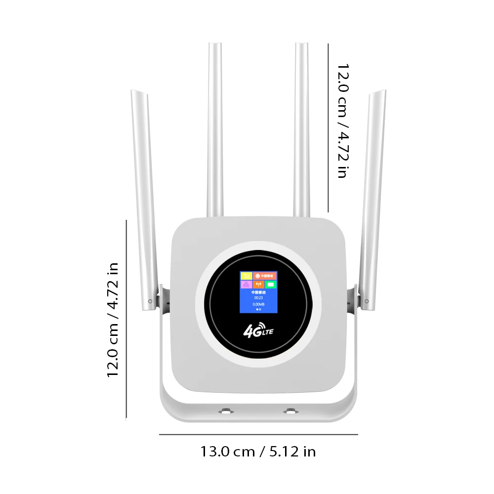 TIANJIE CPE904 4G LTE Router mit Wifi Hotspot 150 Mbit/s 4G SIM WiFi Router 4 externe Antennen Wifi Mesh Wireless Wifi 6 Router