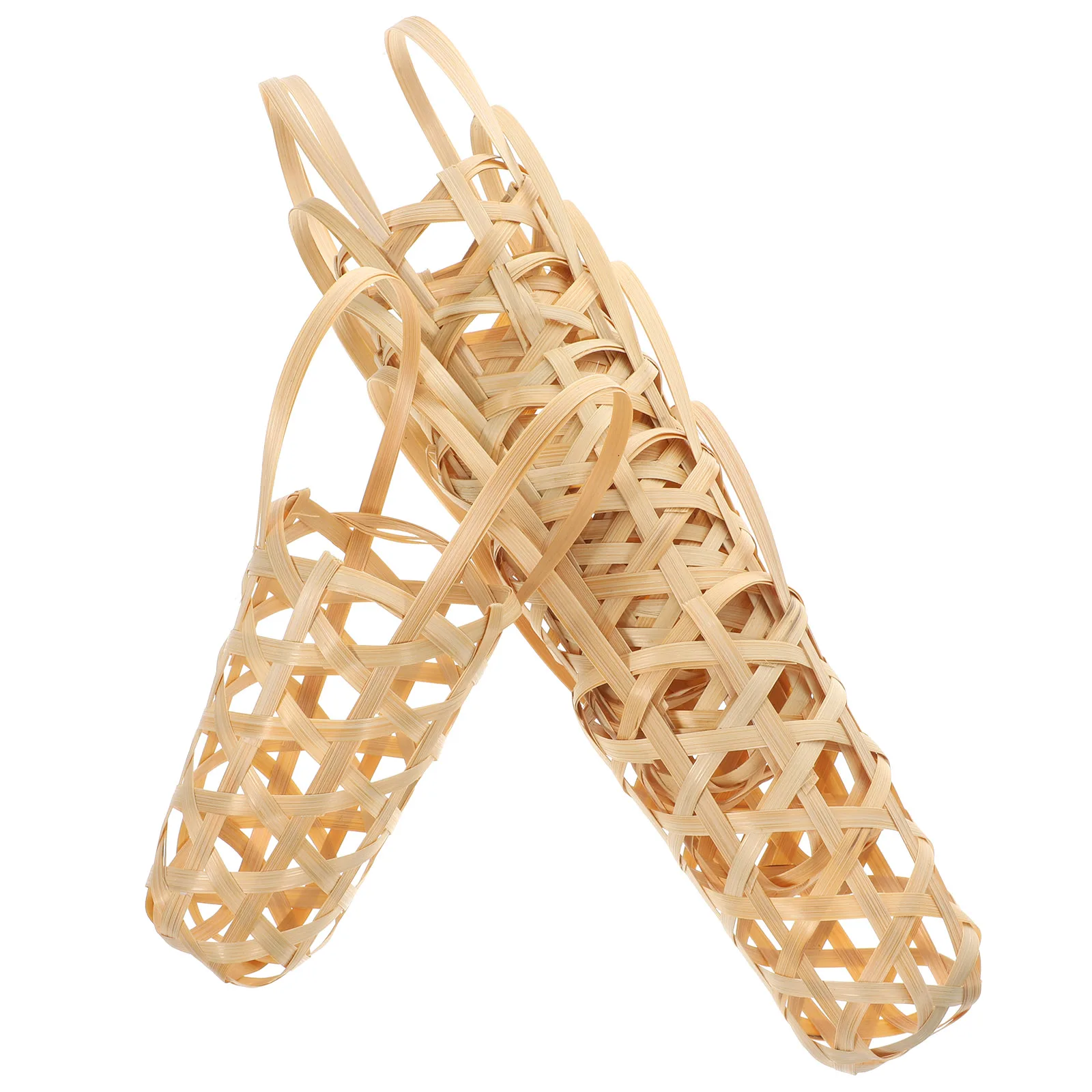 

6 Pcs Basket Snack Decoration 7x14CM Portable Reusable Woven Storage Fruit Egg Egg Basket Baskets Garden ganizer