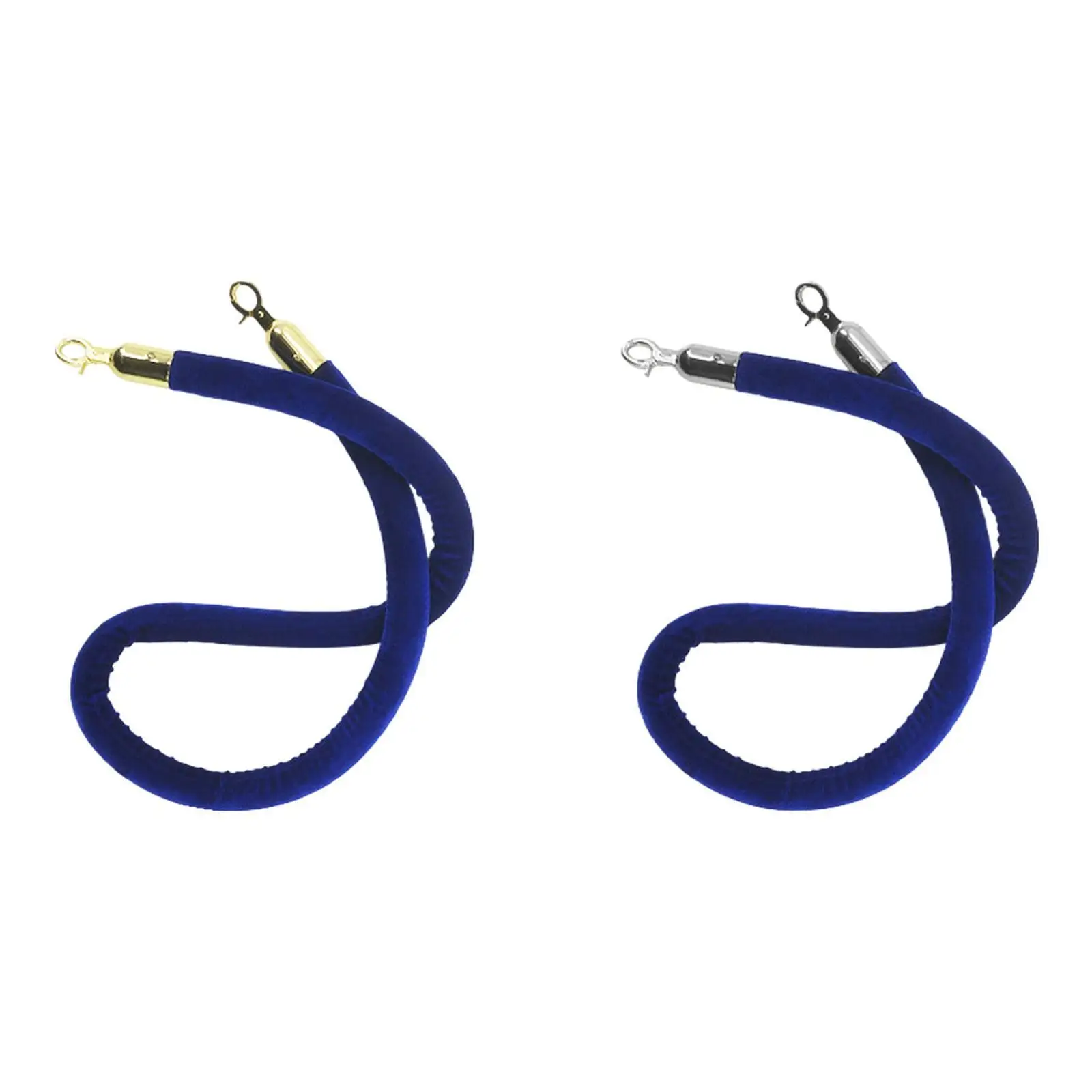 

59inch Crowd Control Barrier Rope Wear Resistant Multifunctional Lightweight Replace with Snap Hook for Restaurant Bank Openings