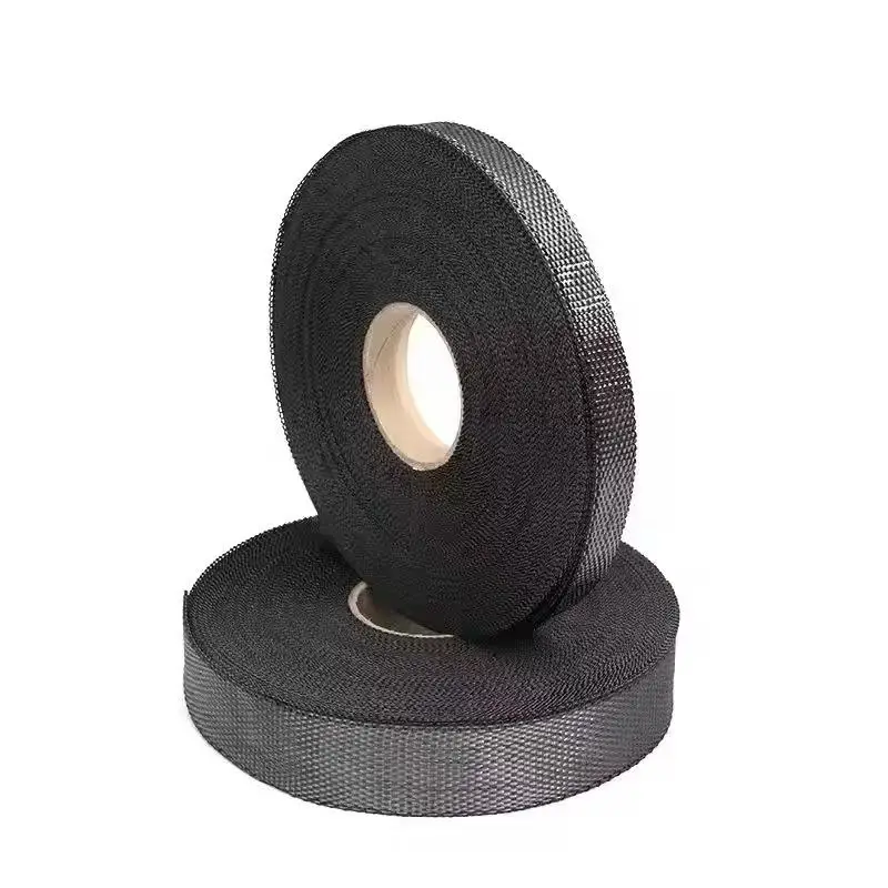 Echtes Carbonfaser-Gewebeband, glatt gewebtes Tuch, Carbonfaser-Gurtband 20mm/40mm/50mm breit, 3K 280gsm – Größe wählbar zum Nähen