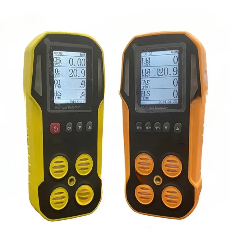 NO2 NH3 CH4 H2S CO O2 N2 LEL Handheld Pump Analyzer Portable Multi Gas Monitor Hot sales