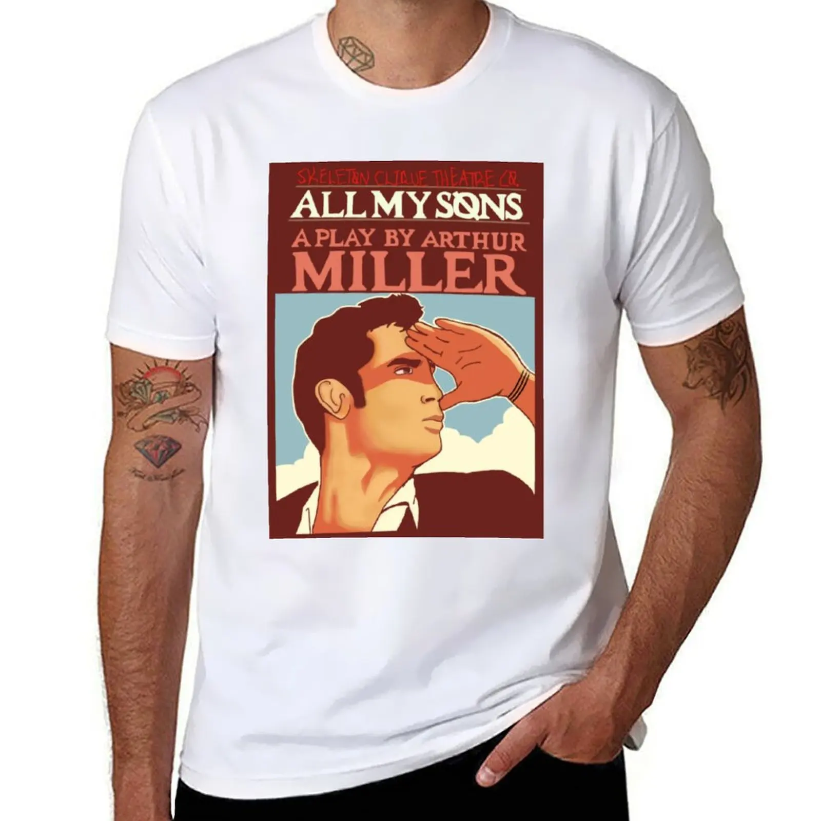 

all my sons playbill top T-Shirt man t shirts cotton t shirts for man cotton funny t shirts man T-Shirt