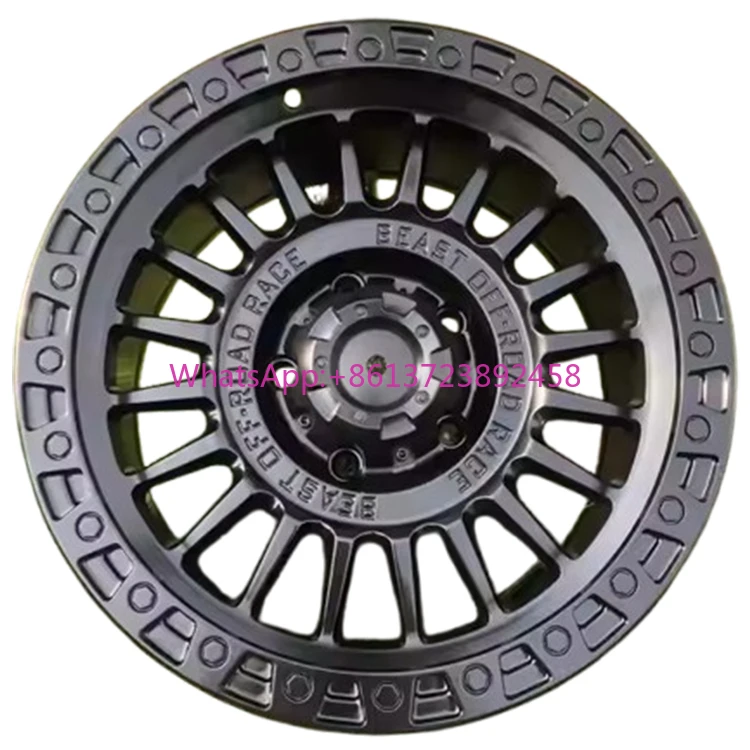 حار بيع 17x9.0 18x9.0 على الطرق الوعرة عجلة سبائك الألومنيوم 4x4 الحافات مع Pcd 5/6x139.7-150