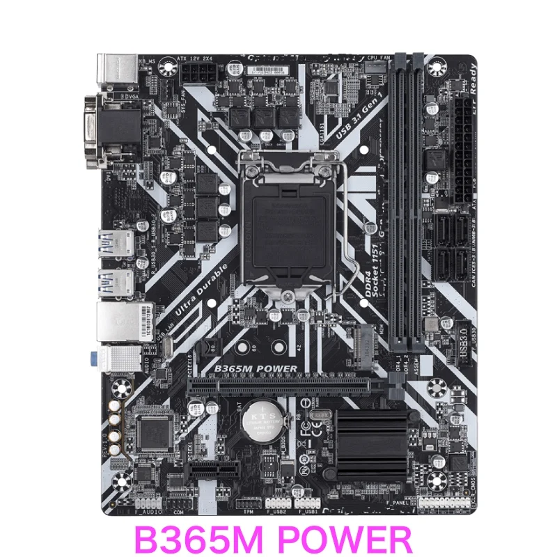 기가바이트 B365M POWER 데스크탑 마더보드, LGA 1151 DDR4 M-ATX 메인보드에 적합, 100% 테스트 완료, 완전 작동 확인