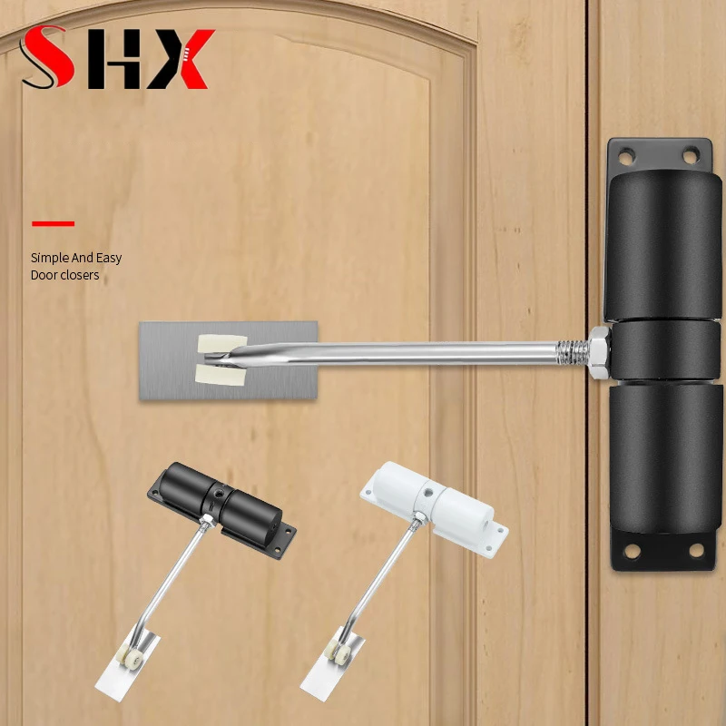 Safety Spring Door Closer Adjustable Speed Stainless Steel Automatic Door Closer