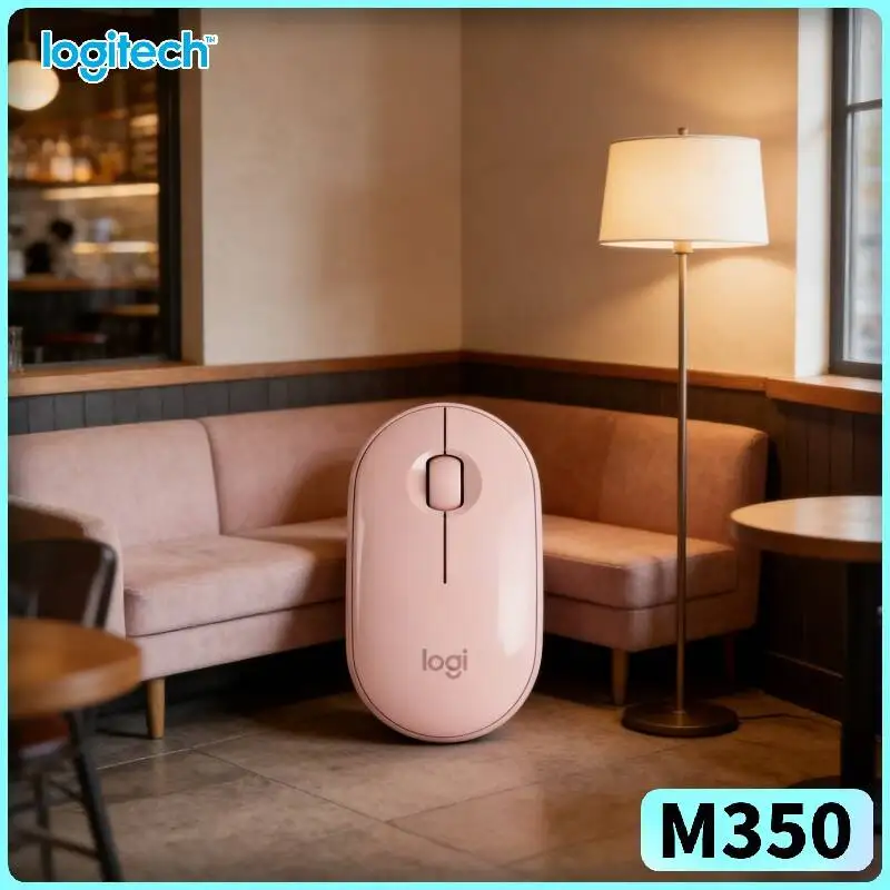 Logitech M350 Wireless Office Mouse - Quiet Clicks, 18-Month Battery, USB Receiver, 77g Light, Daily Work Study Ready