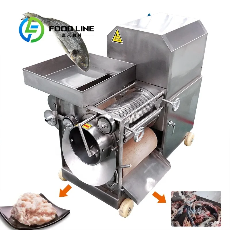 Customized Fully Automatic Fish Meat Bone Separator Machine Commercial Bone Removing Picking Processing Equipment