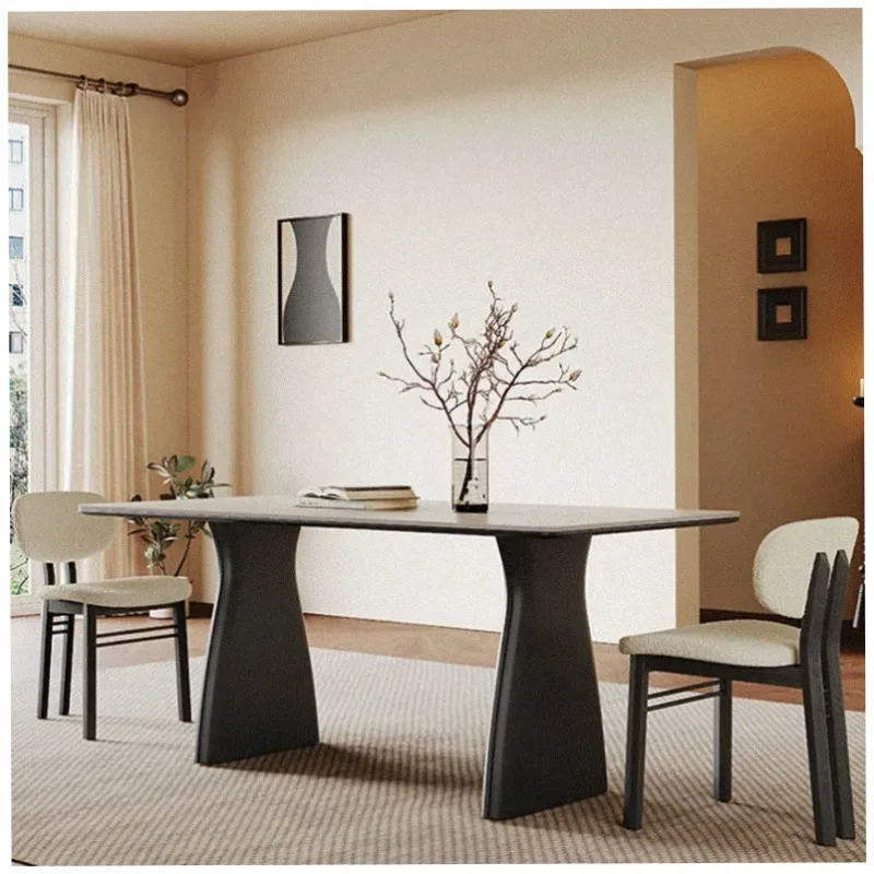 Chairs Coffee Dining Table Restaurant Kitchen Luxury Modern Nordic Dining Table Modern Wood Mesas De Jantar Salon Furniture